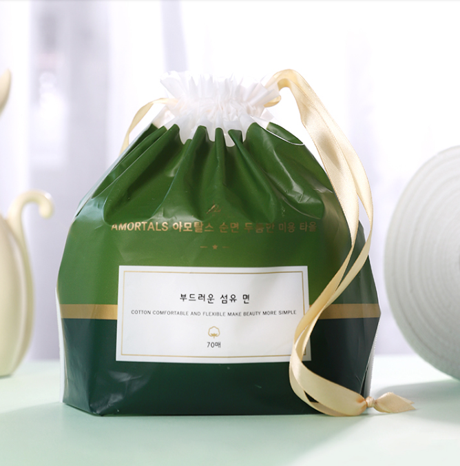 【新品】尔木萄洗脸巾70片卷筒一次性加厚棉洁面巾-青桔小馆
