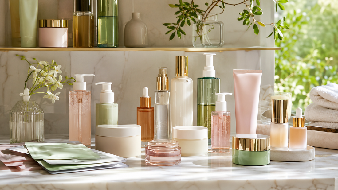 Curated C-Beauty skincare shelf for Chinese skincare brands available in the UK