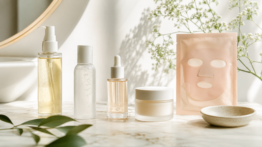 Beginner friendly C-Beauty skincare routine cover for UK shoppers