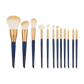 Ermutou makeup brush 12-piece set (with starry blue storage bucket)