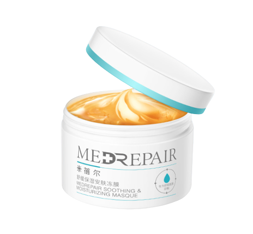 [Floor Price] Mibeier MedRepair-Little Blue Hat Soothing Moisturizing Skin Mask 110g Fading Redness After Sun Repair Refreshing Skin Sensitive Skin Smear Mask-Qingju Restaurant