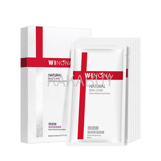薇诺娜Winona-极润保湿面膜6片补水保湿舒缓肌肤-青桔小馆